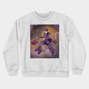 Polish Home Army Soldier - Stained glass Crewneck Sweatshirt